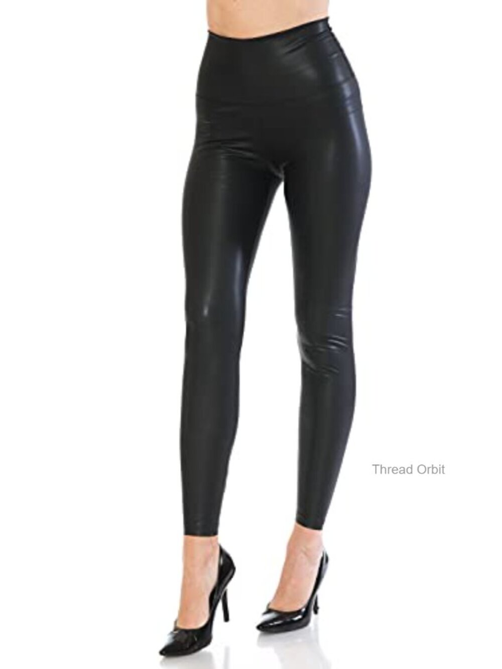 High Waist Faux Leather Leggings Skinny Pleather Pants